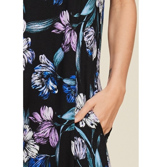 FLORAL MAXI DRESS - Picture 7 of 8